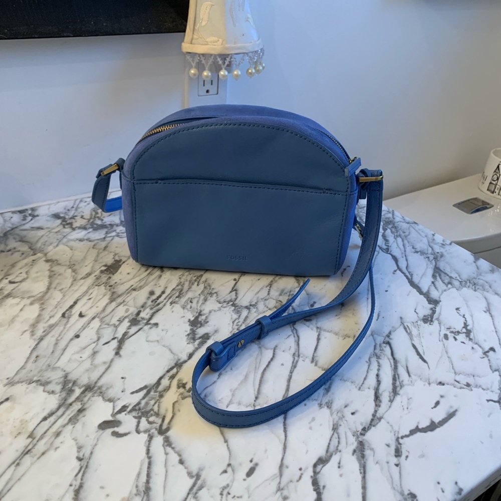 Fossil Blue Crossbody Bag